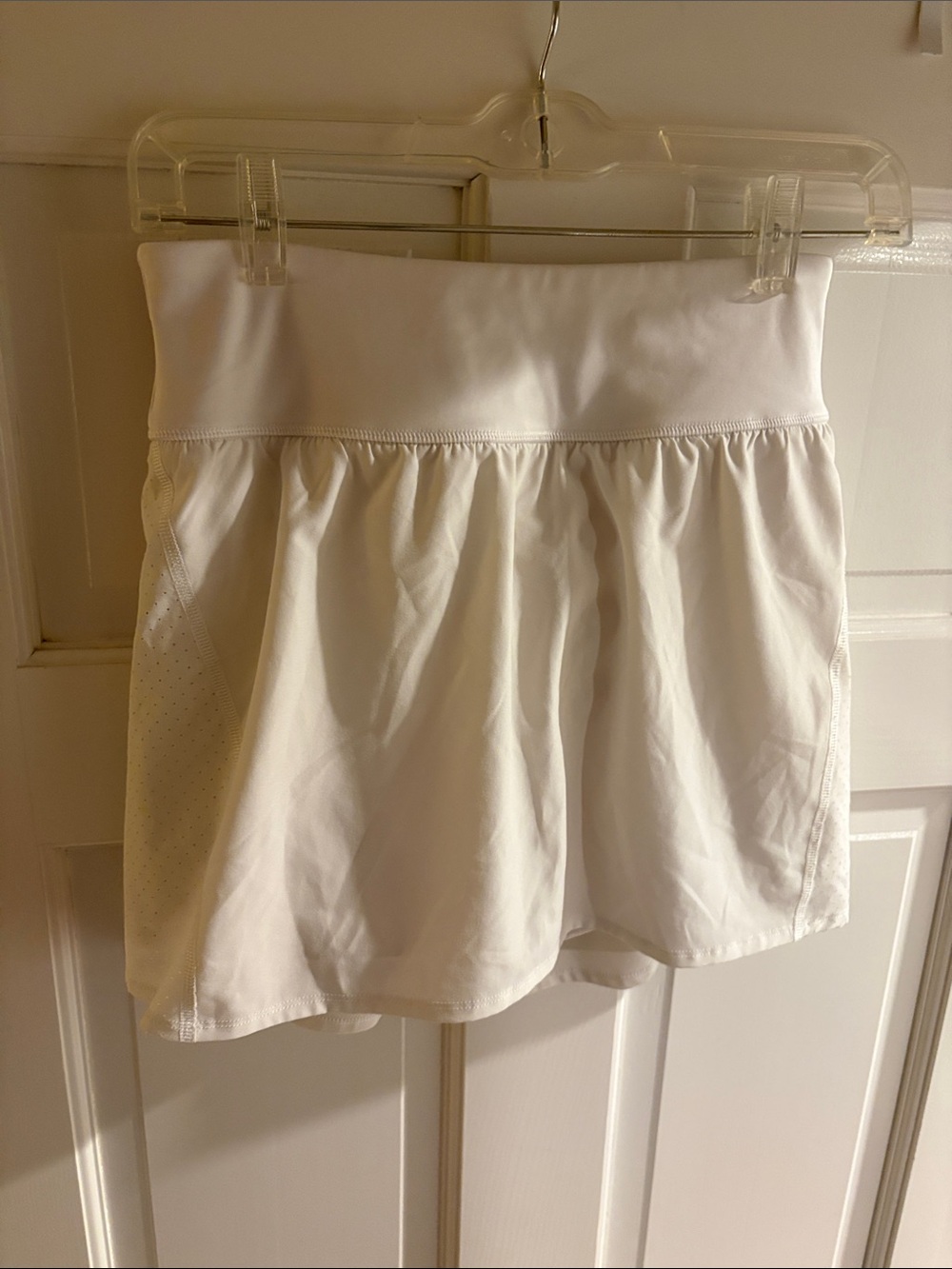 Spanx White Women's Athletic Skirt with Built-In Shorts